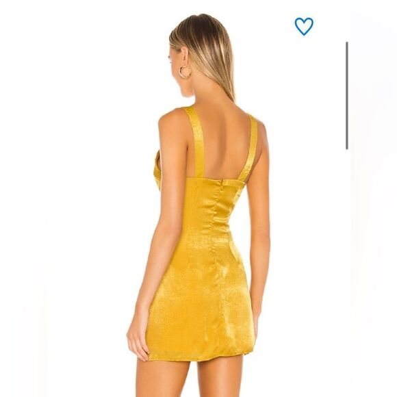 NWT superdown jasmine buckle dress marigold yellow - Picture 2 of 6